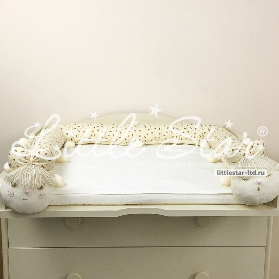 №2 Гусеничка крем в букетик